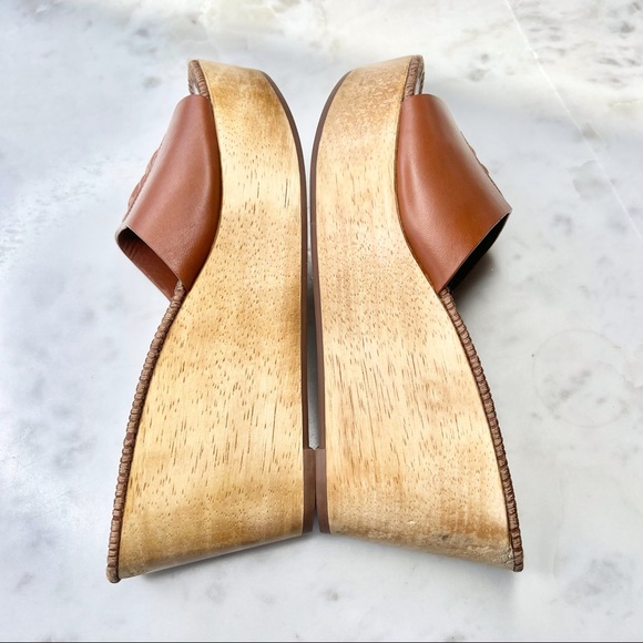 Tory Burch Patty 80mm Wedge Slide with Embossed logo~ Size 7 - Picture 13 of 13